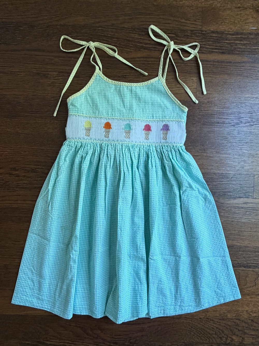 Girls' Smocked Ice Cream Sundress 4T